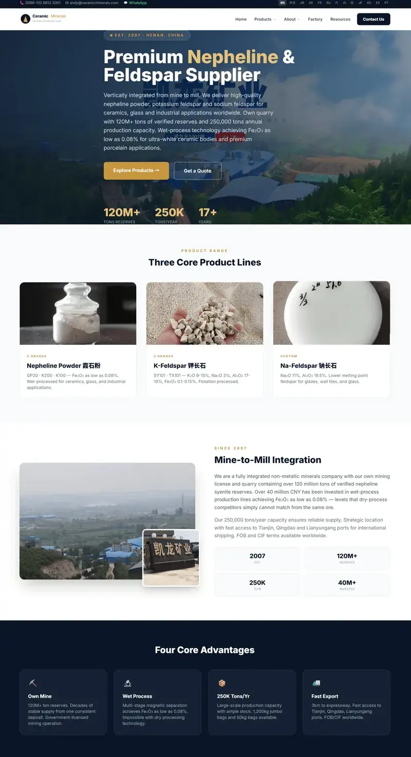 CeramicMinerals 矿物原料 8 语言